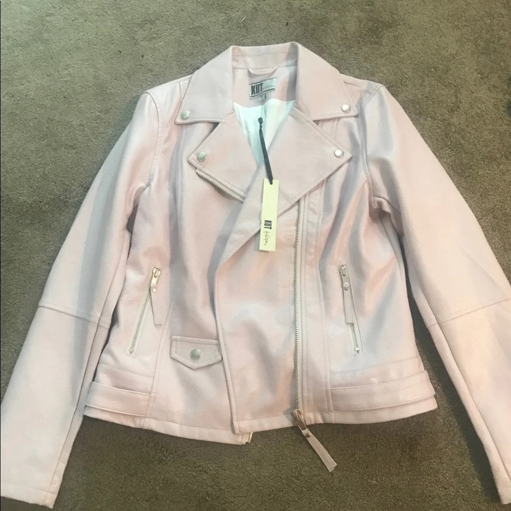 Blush Moto Leather jacket